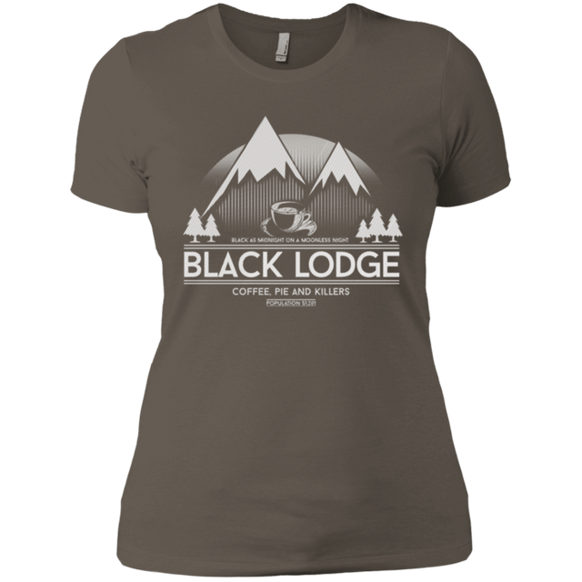 T-Shirts Warm Grey / X-Small Black Lodge Women's Premium T-Shirt