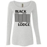 T-Shirts Heather White / Small BLACK LODGE Women's Triblend Long Sleeve Shirt
