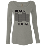 T-Shirts Venetian Grey / Small BLACK LODGE Women's Triblend Long Sleeve Shirt