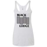 T-Shirts Heather White / X-Small BLACK LODGE Women's Triblend Racerback Tank