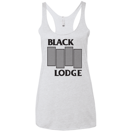 T-Shirts Heather White / X-Small BLACK LODGE Women's Triblend Racerback Tank