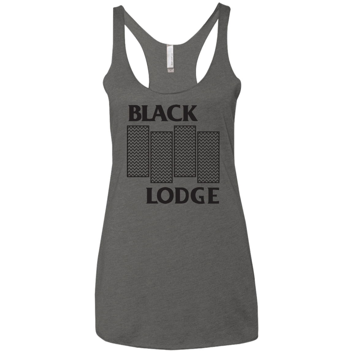 T-Shirts Premium Heather / X-Small BLACK LODGE Women's Triblend Racerback Tank