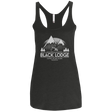 T-Shirts Vintage Black / X-Small Black Lodge Women's Triblend Racerback Tank