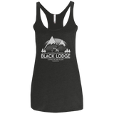 T-Shirts Vintage Black / X-Small Black Lodge Women's Triblend Racerback Tank