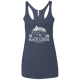 T-Shirts Vintage Navy / X-Small Black Lodge Women's Triblend Racerback Tank