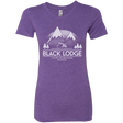 T-Shirts Purple Rush / Small Black Lodge Women's Triblend T-Shirt