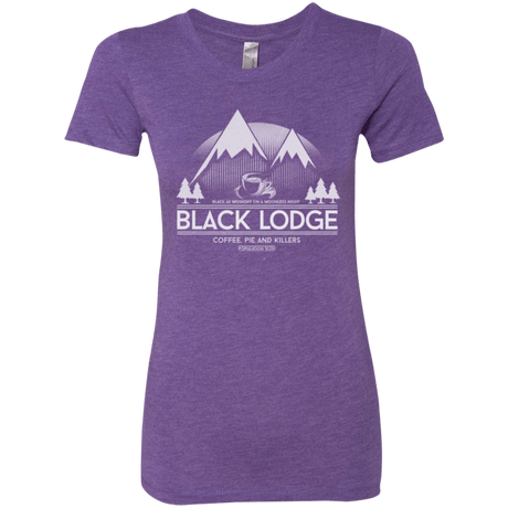 T-Shirts Purple Rush / Small Black Lodge Women's Triblend T-Shirt