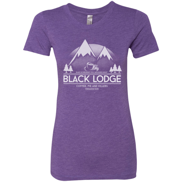T-Shirts Purple Rush / Small Black Lodge Women's Triblend T-Shirt