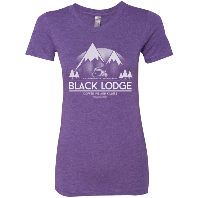 T-Shirts Purple Rush / Small Black Lodge Women's Triblend T-Shirt