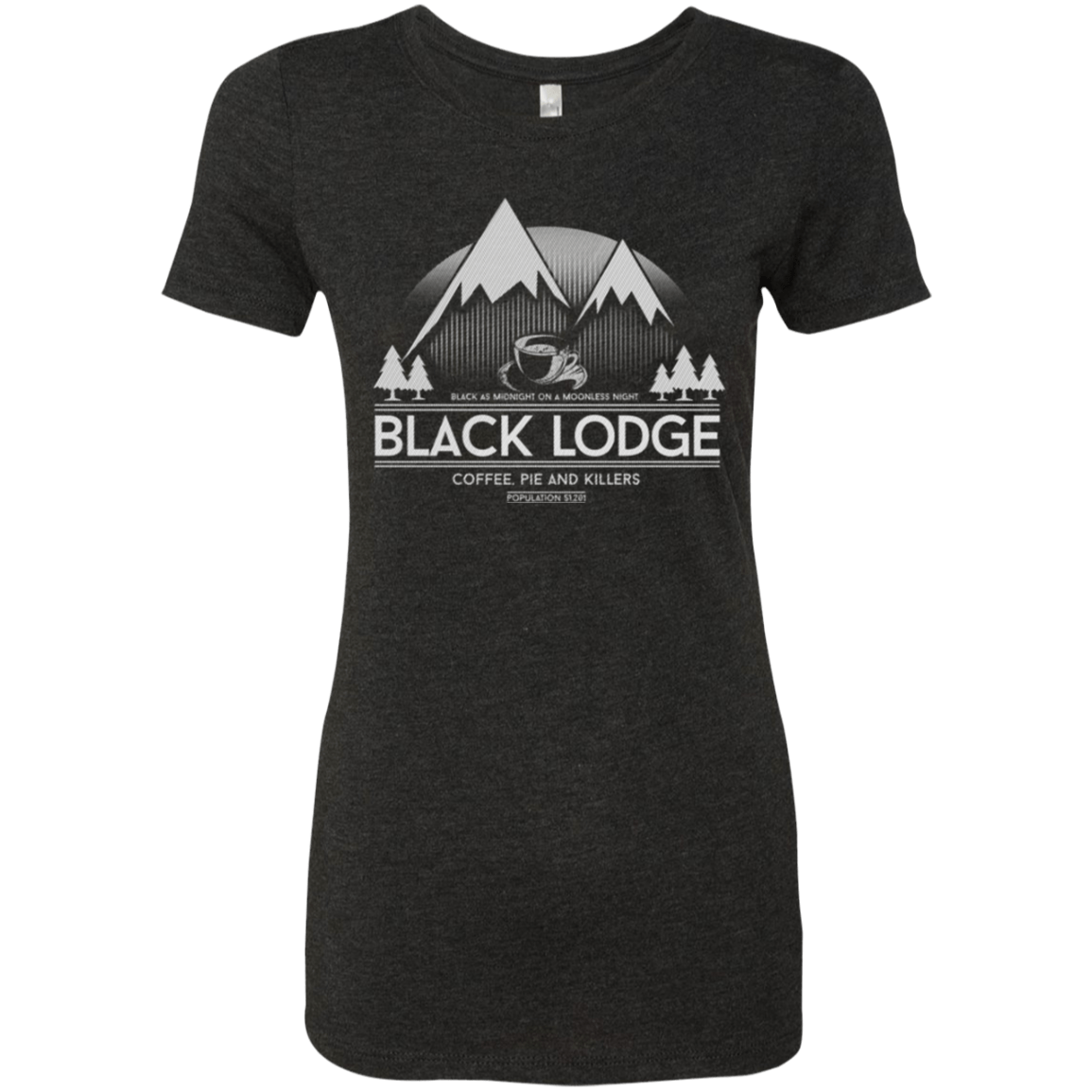 T-Shirts Vintage Black / Small Black Lodge Women's Triblend T-Shirt