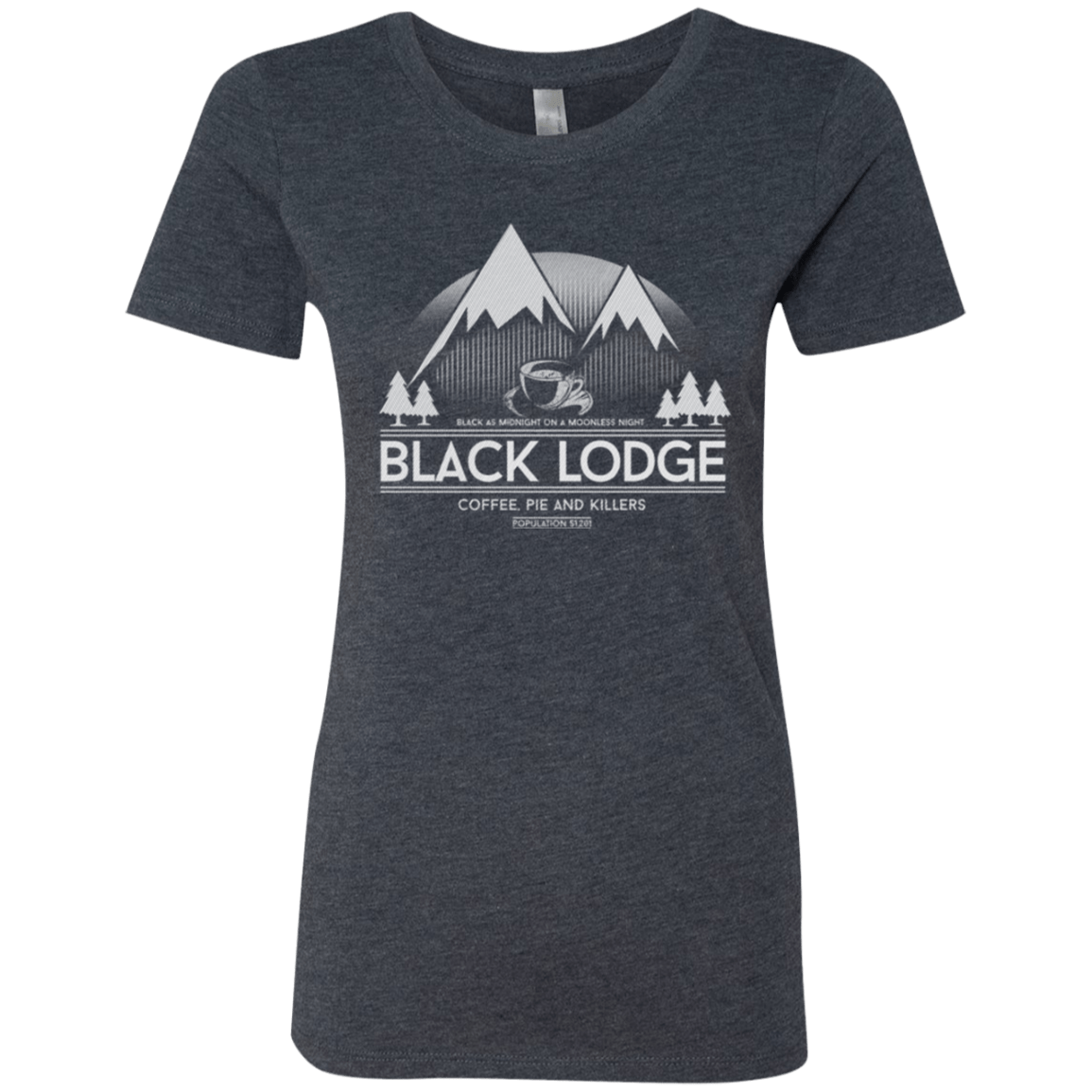 T-Shirts Vintage Navy / Small Black Lodge Women's Triblend T-Shirt