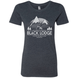 T-Shirts Vintage Navy / Small Black Lodge Women's Triblend T-Shirt