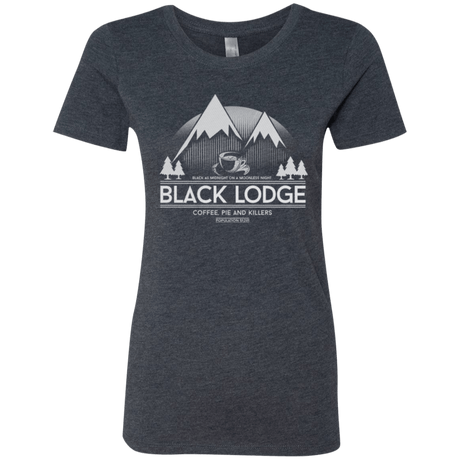 T-Shirts Vintage Navy / Small Black Lodge Women's Triblend T-Shirt