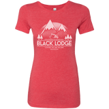 T-Shirts Vintage Red / Small Black Lodge Women's Triblend T-Shirt