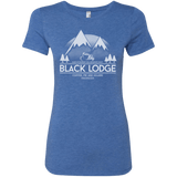 T-Shirts Vintage Royal / Small Black Lodge Women's Triblend T-Shirt