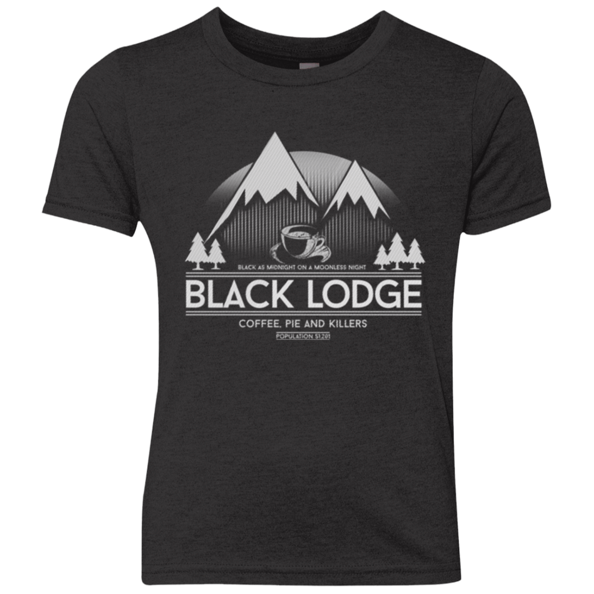 T-Shirts Vintage Black / YXS Black Lodge Youth Triblend T-Shirt