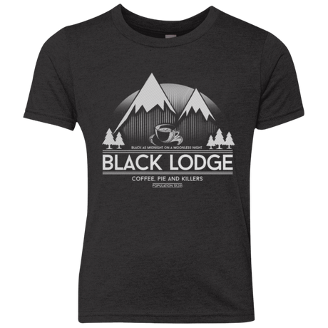 T-Shirts Vintage Black / YXS Black Lodge Youth Triblend T-Shirt