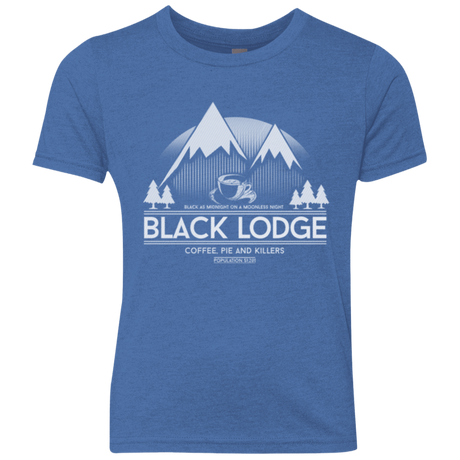 T-Shirts Vintage Royal / YXS Black Lodge Youth Triblend T-Shirt