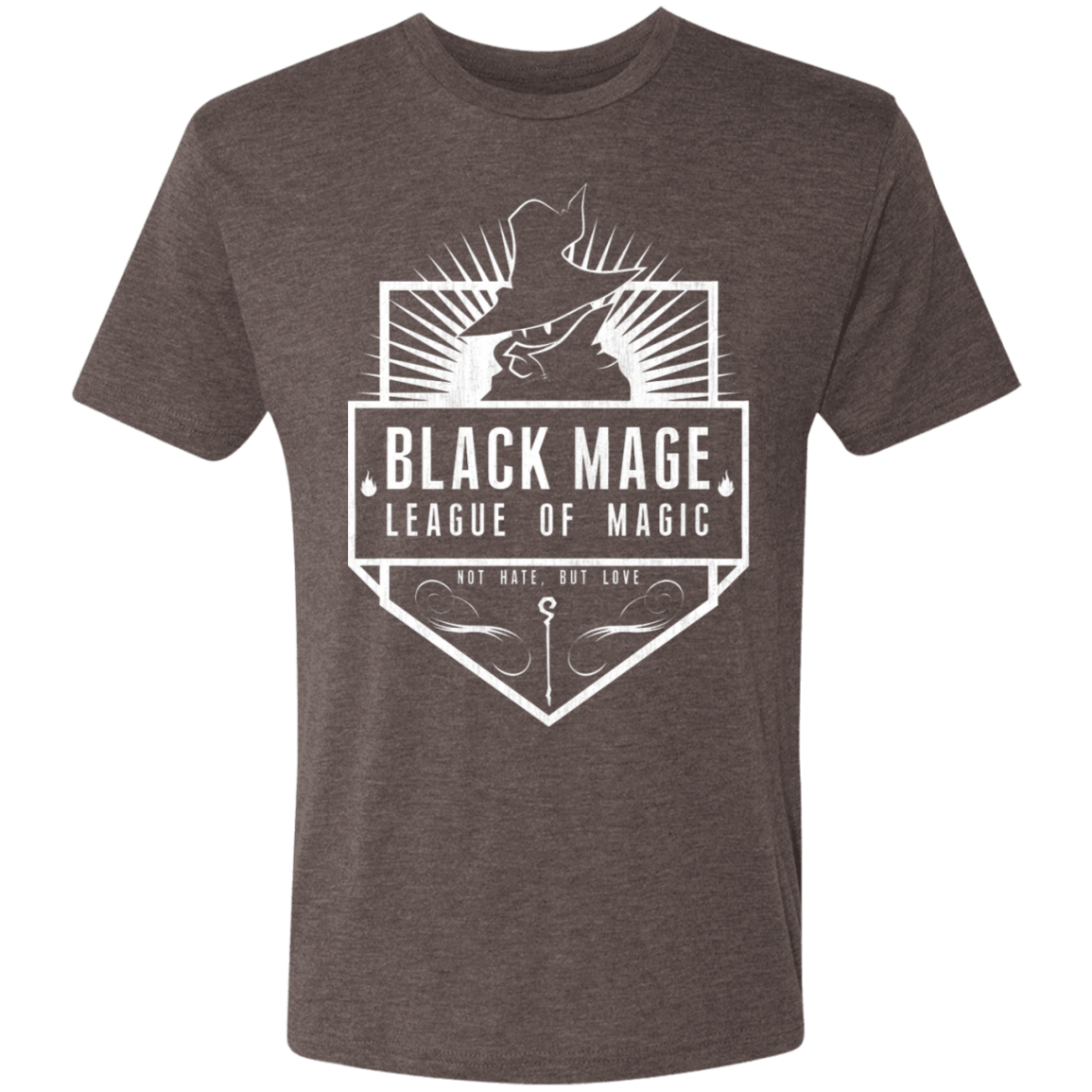 T-Shirts Macchiato / S Black Mage League of Magic Men's Triblend T-Shirt