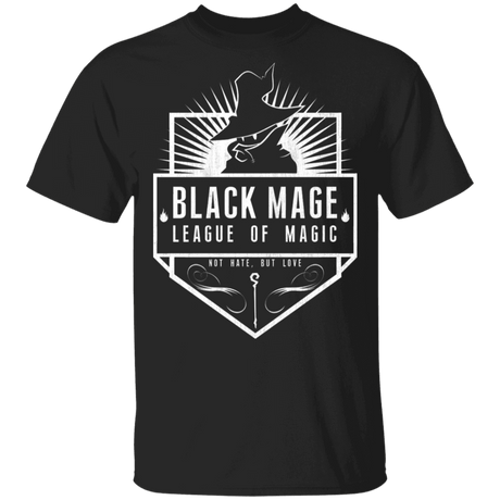 T-Shirts Black / S Black Mage League of Magic T-Shirt