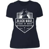 T-Shirts Midnight Navy / S Black Mage League of Magic Women's Premium T-Shirt