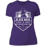 T-Shirts Purple Rush/ / S Black Mage League of Magic Women's Premium T-Shirt