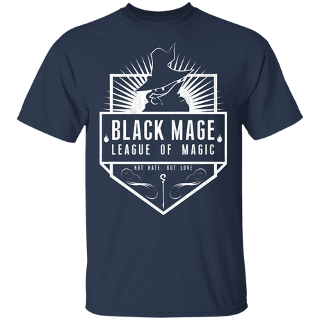 T-Shirts Navy / YXS Black Mage League of Magic Youth T-Shirt