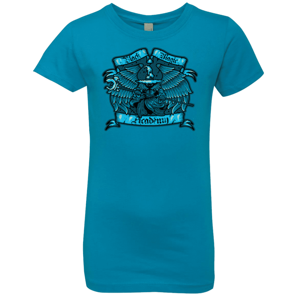 T-Shirts Turquoise / YXS Black Magic Academy Girls Premium T-Shirt