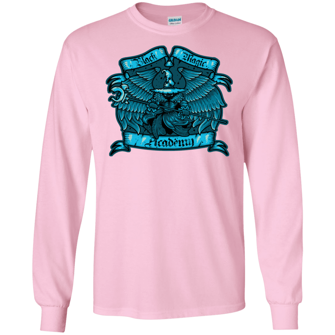 T-Shirts Light Pink / S Black Magic Academy Men's Long Sleeve T-Shirt