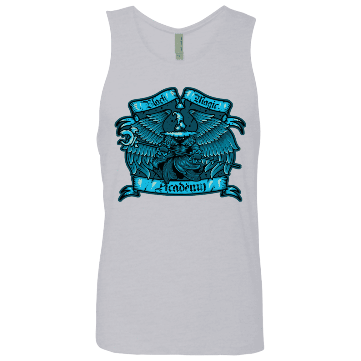 T-Shirts Heather Grey / S Black Magic Academy Men's Premium Tank Top