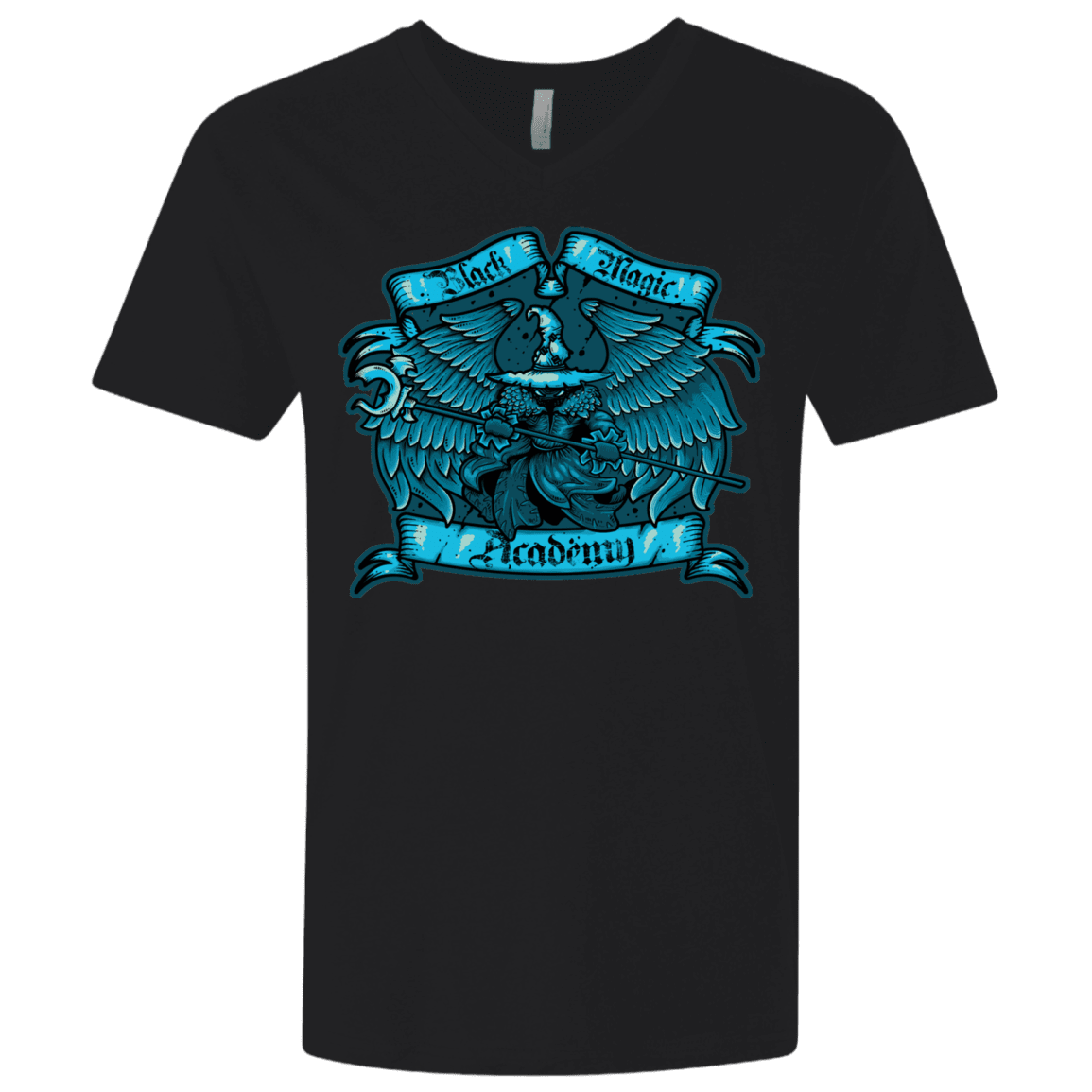 T-Shirts Black / X-Small Black Magic Academy Men's Premium V-Neck