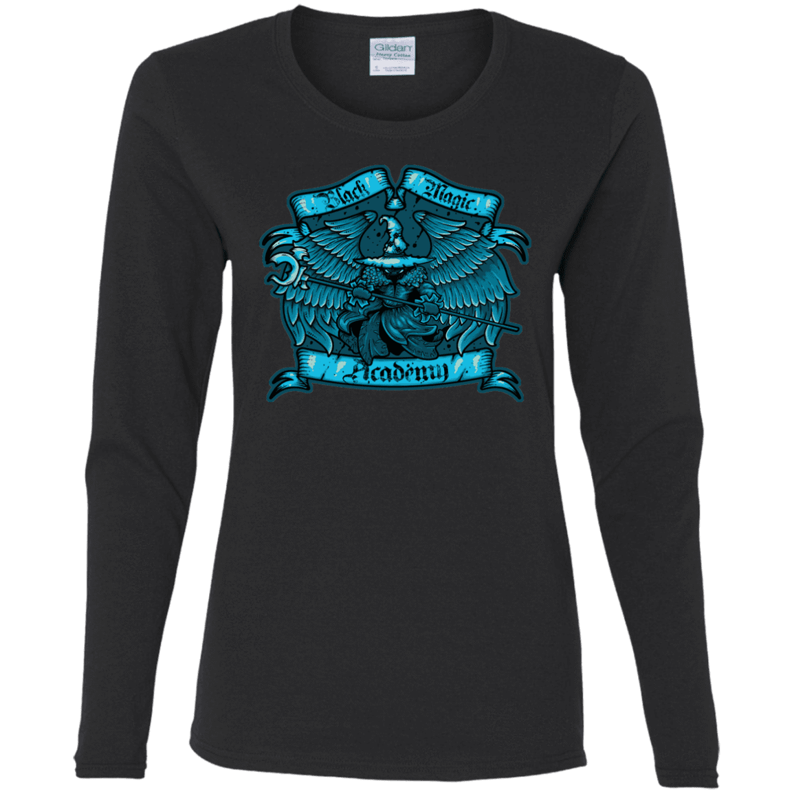 T-Shirts Black / S Black Magic Academy Women's Long Sleeve T-Shirt