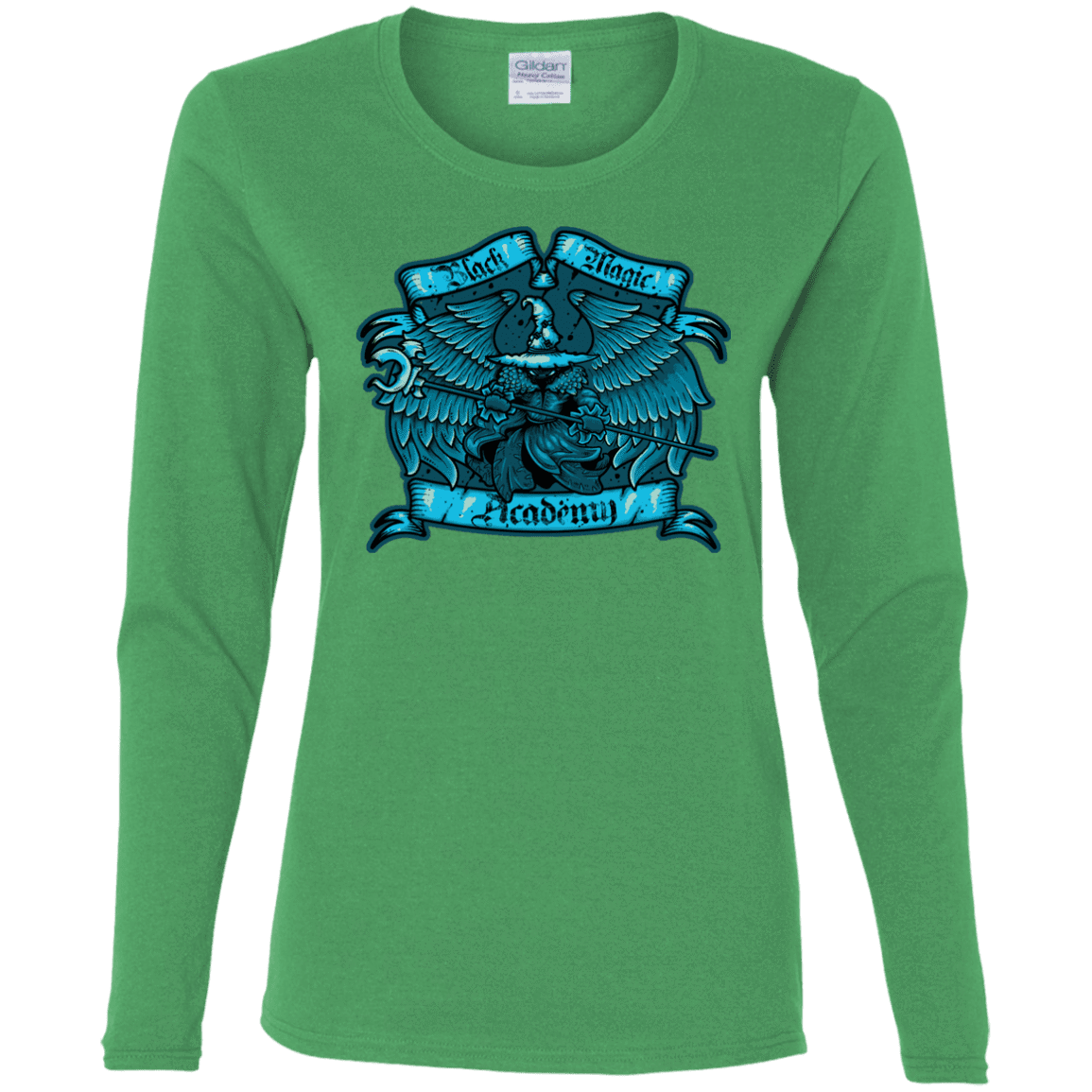 T-Shirts Irish Green / S Black Magic Academy Women's Long Sleeve T-Shirt