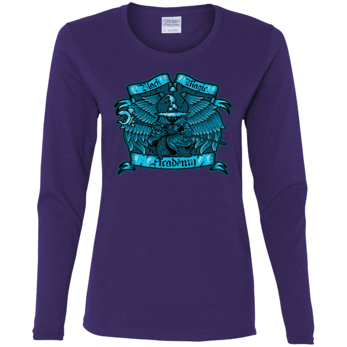 T-Shirts Purple / S Black Magic Academy Women's Long Sleeve T-Shirt