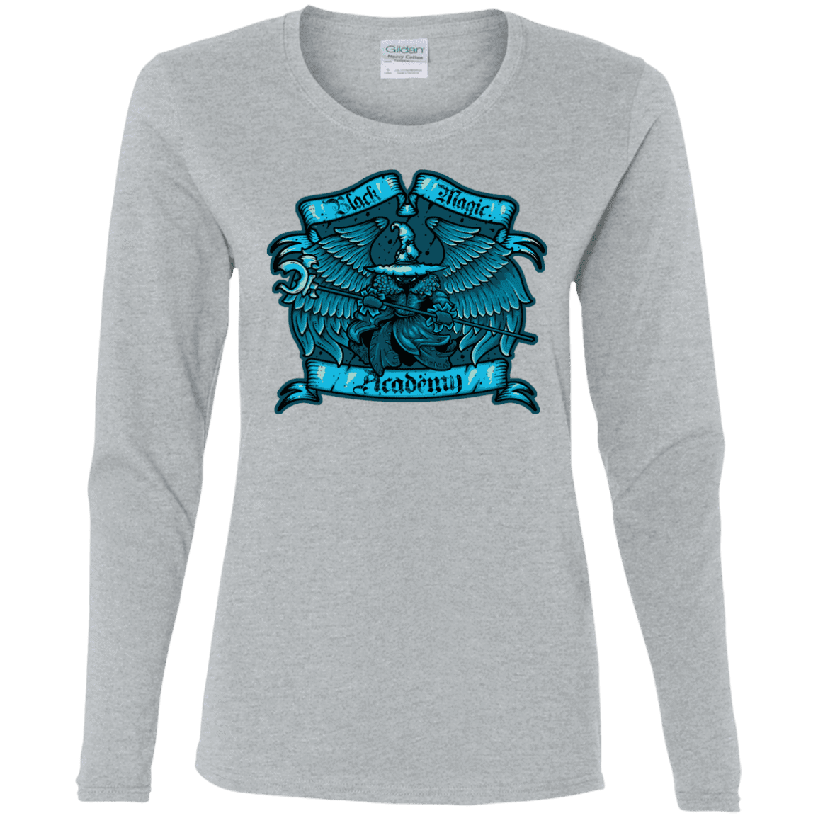 T-Shirts Sport Grey / S Black Magic Academy Women's Long Sleeve T-Shirt
