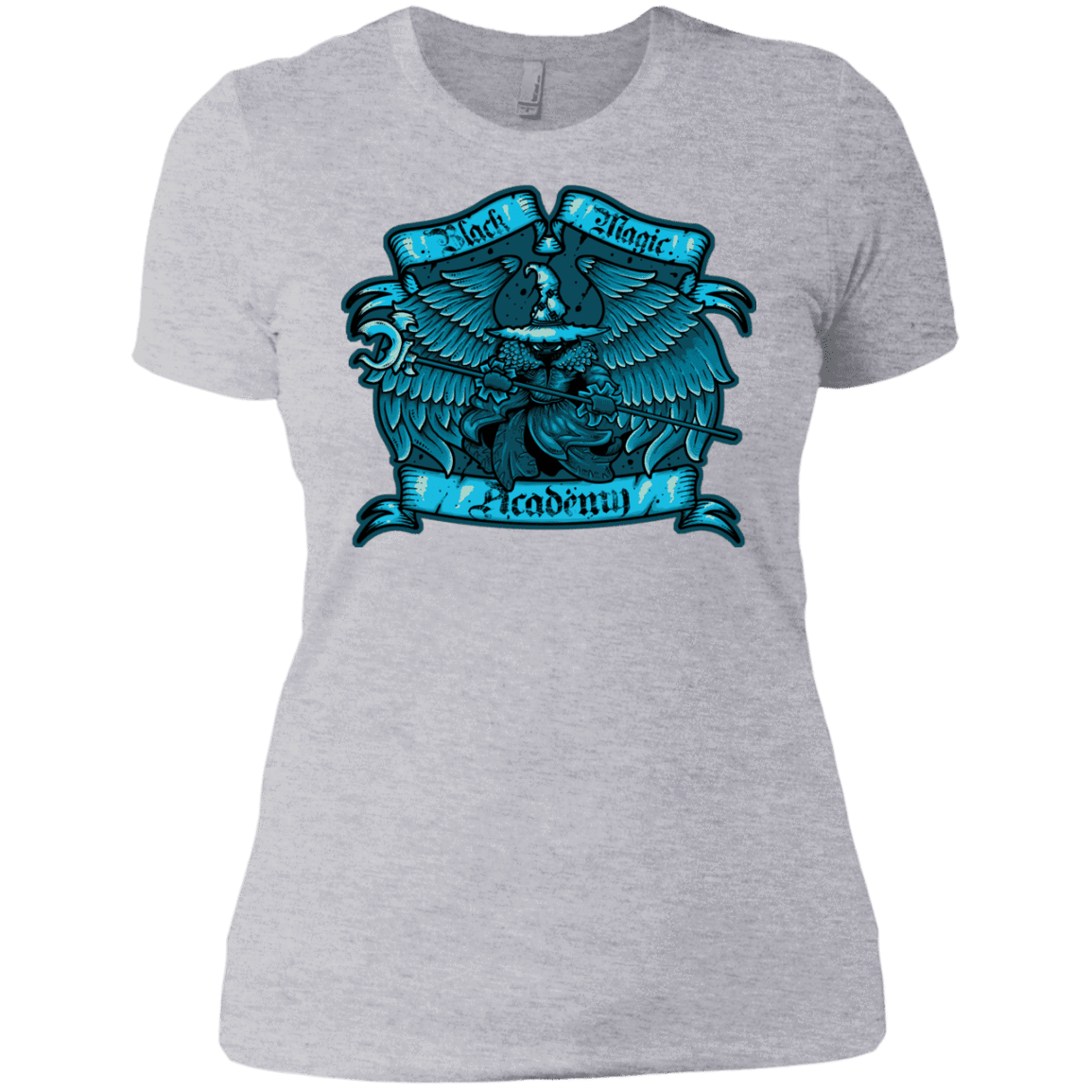 T-Shirts Heather Grey / X-Small Black Magic Academy Women's Premium T-Shirt