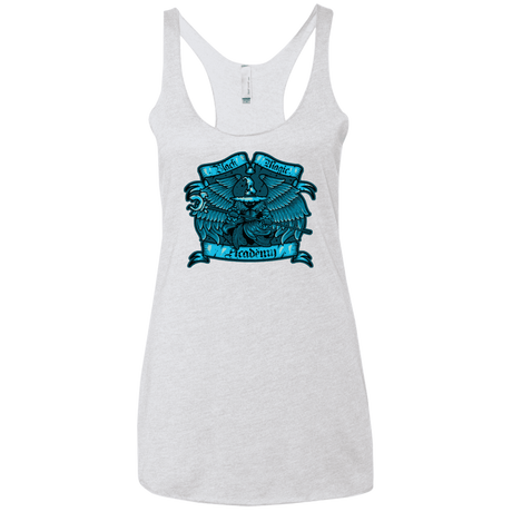 T-Shirts Heather White / X-Small Black Magic Academy Women's Triblend Racerback Tank