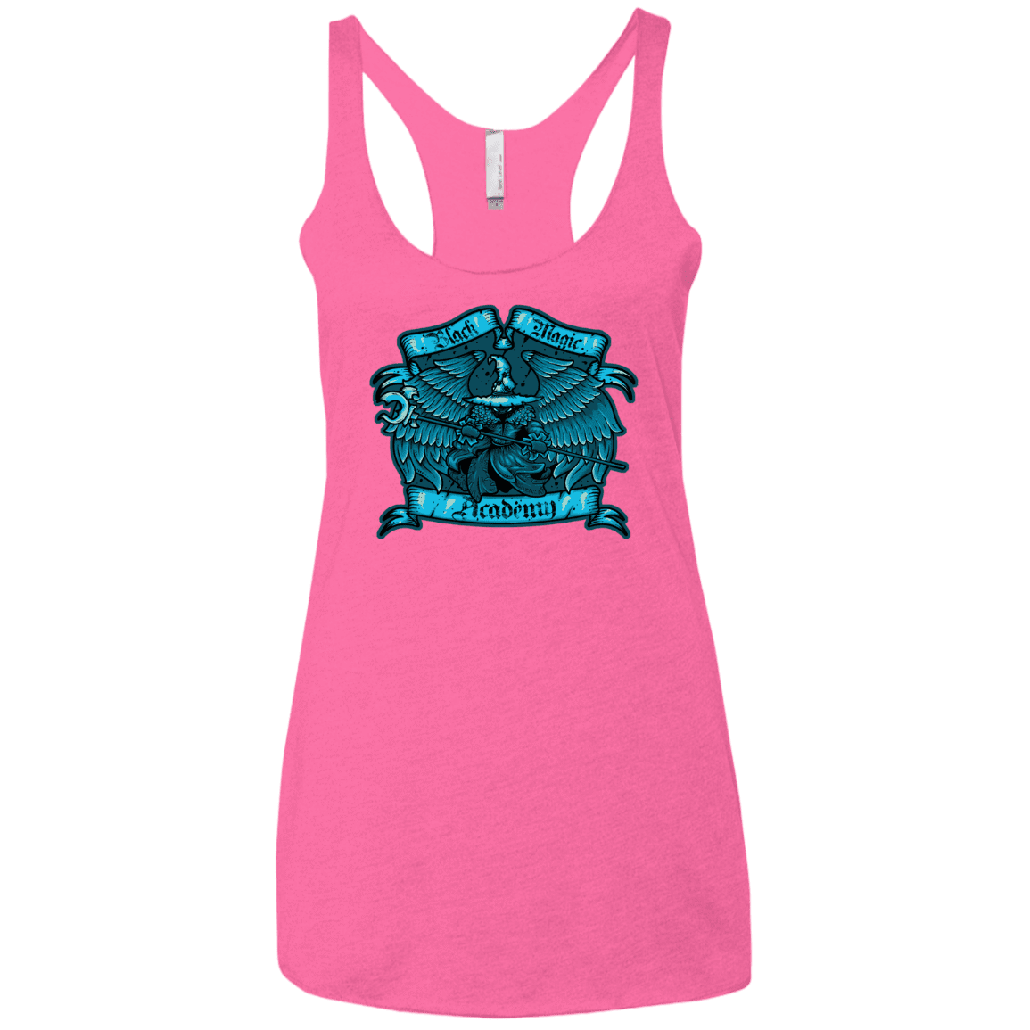 T-Shirts Vintage Pink / X-Small Black Magic Academy Women's Triblend Racerback Tank