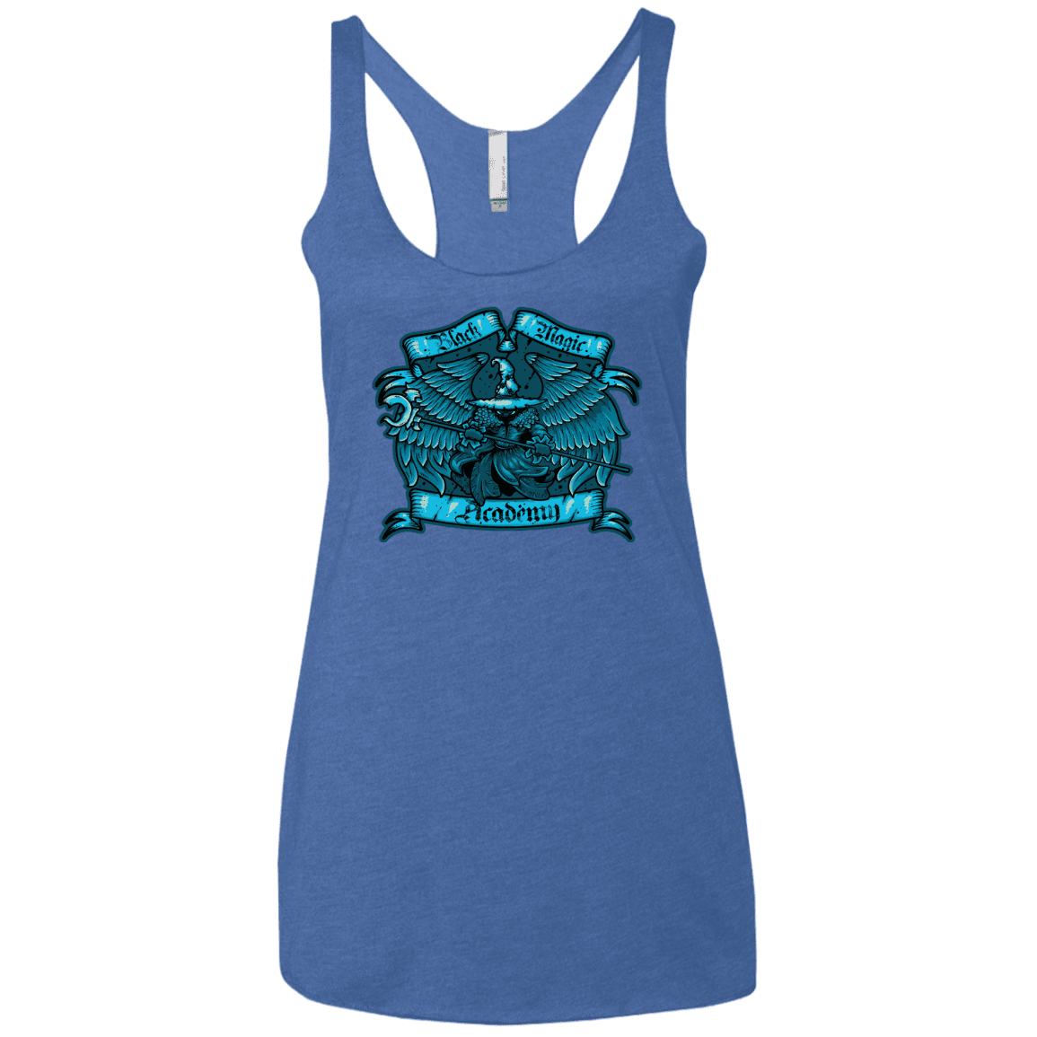 T-Shirts Vintage Royal / X-Small Black Magic Academy Women's Triblend Racerback Tank