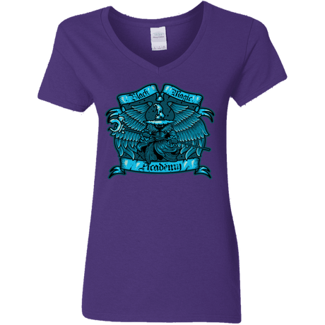 T-Shirts Purple / S Black Magic Academy Women's V-Neck T-Shirt