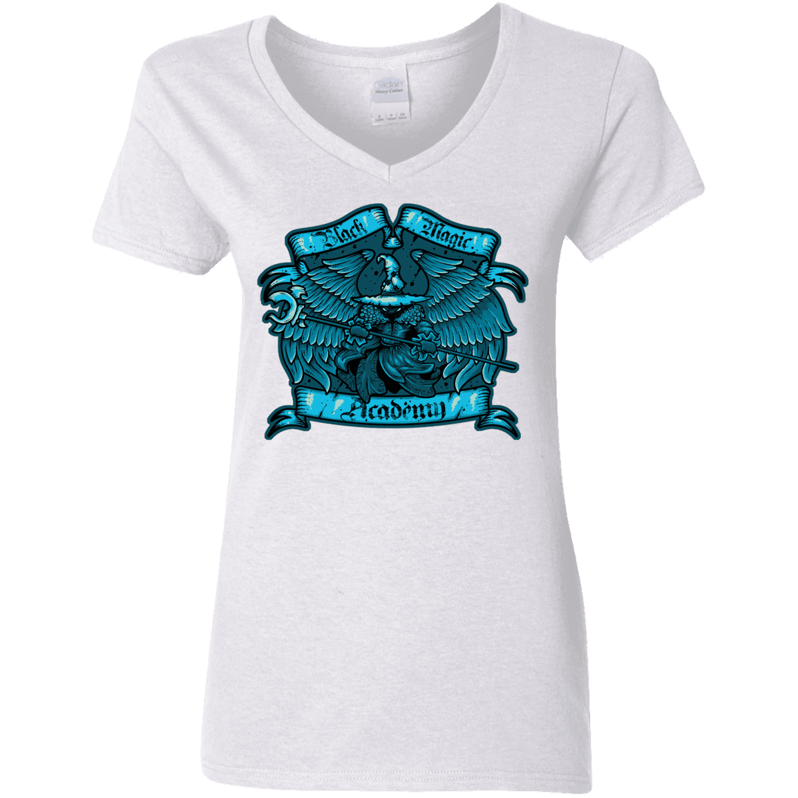 T-Shirts White / S Black Magic Academy Women's V-Neck T-Shirt