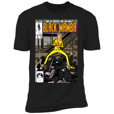 T-Shirts Black / S Black Mamba Men's Premium T-Shirt