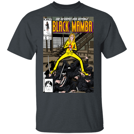 T-Shirts Dark Heather / S Black Mamba T-Shirt