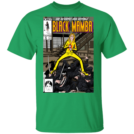 T-Shirts Irish Green / S Black Mamba T-Shirt