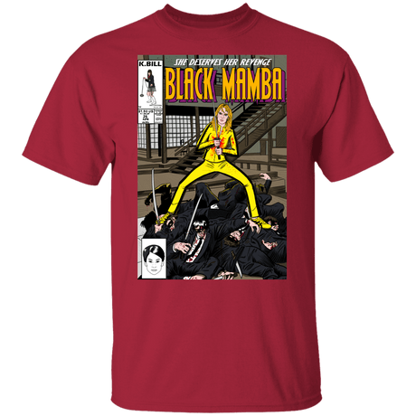 T-Shirts Cardinal / YXS Black Mamba Youth T-Shirt