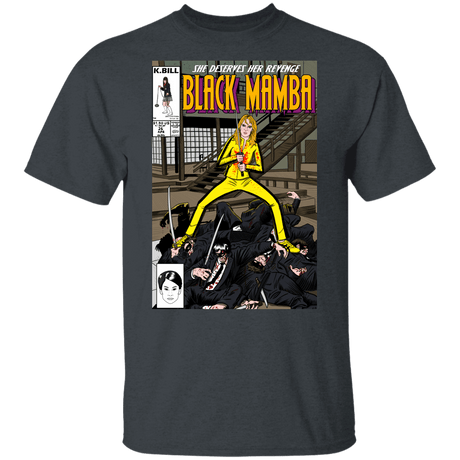 T-Shirts Dark Heather / YXS Black Mamba Youth T-Shirt