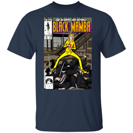 T-Shirts Navy / YXS Black Mamba Youth T-Shirt
