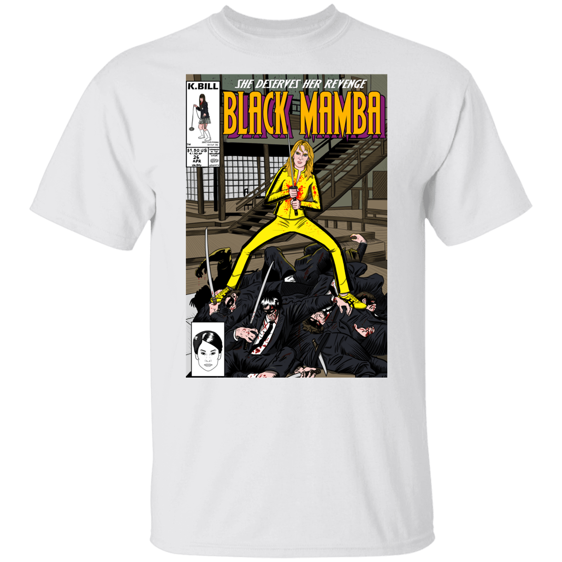 T-Shirts White / YXS Black Mamba Youth T-Shirt