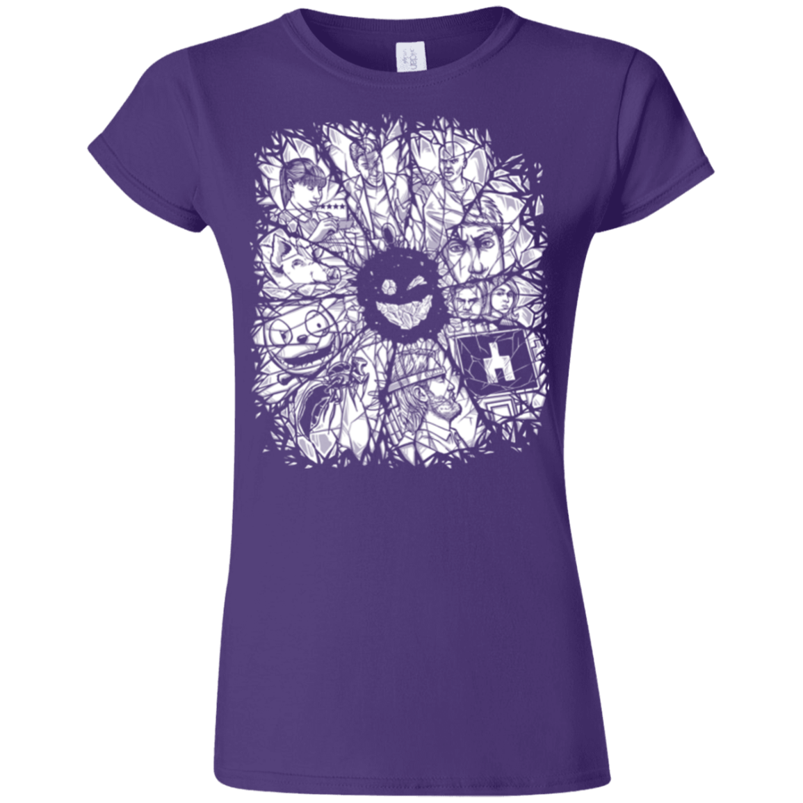 T-Shirts Purple / S Black Mirror Junior Slimmer-Fit T-Shirt