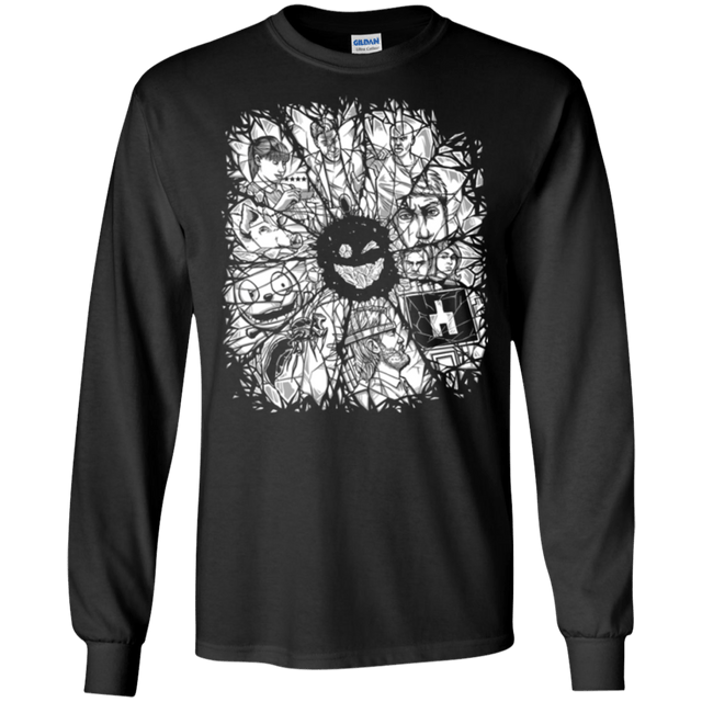 T-Shirts Black / S Black Mirror Men's Long Sleeve T-Shirt